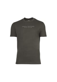 ARMANI EXCHANGE - Herren T-Shirt – Rundhals, Kurzarm, Logo, Baumwolle - Anthrazit (Chimera)