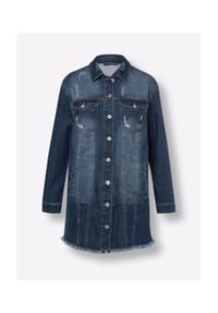 heine - Jeansblazer - blue-stone-washed