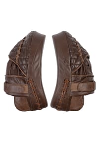 LONSDALE™ - Handpratzen aus Leder VINTAGE FOCUS PADS - Vintage Brown