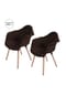 Kayoom Stuhl Winston 110 2er-Set in braun Bild 15