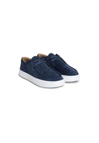 Calvin Klein - Sneaker "Hybrid Apron", Leder, für Herren - DW4CAL.NAVY/BR.WHT