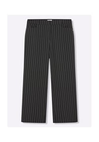 sheego - Hose - graphit-hellgrau-gestreift