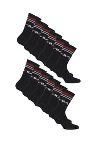 FILA - Socken Logo 12er-Pack im sportlichen Design - Black