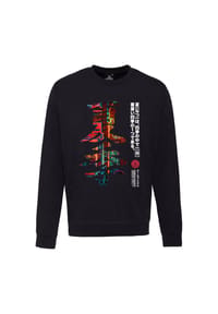 OLDSKULL - Sweatshirt Asian Kanji Street mit coolem Print - Black