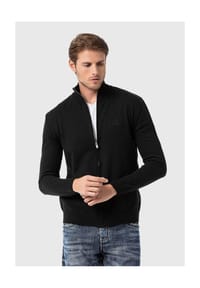 CIPO & BAXX® - Pullover im sportlichen Look - BLACK