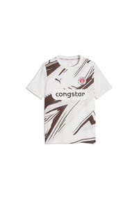PUMA® - Auswärtstrikot FC St. Pauli, 2026/27, für Kinder - WHITE-ESPRES BROWN