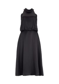 Vera Mont - Cocktailkleid mit Stehkragen - Schwarz