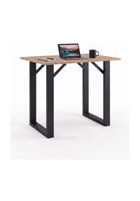 VCM. - Bartisch 140x50 cm, Tresen, Stehtisch, hoher Tisch, Bartresen, Hochtisch - Xona - Schwarz / Anthrazit