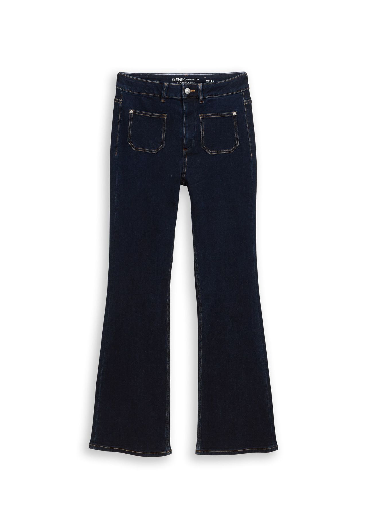 Denim Tom Tailor Jeanshose, Aufgesetzte Taschen, FüR Damen, Blau, 28/32