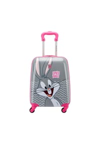 RONCATO Looney Tunes - Looney Tunes Kids - 4-Rollen-Kindertrolley 44 cm (Tweety Giallo) - Bugs Bunny Grigio