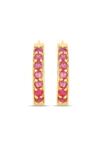 Rafaela Donata - Creolen 925/- Sterling Silber - gelbgold
