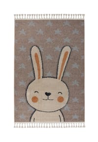 Kayoom - Kinderteppich – Kinder- und Spielteppiche Modena 415 in beige – Kinderfreundlich - beige