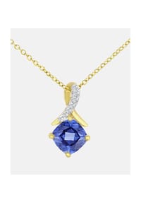 Diamant L'eternel - Kette mit Anhänger, mit Diamant, 375 Gelbgold - gold
