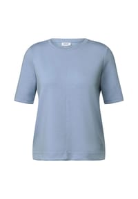 CECIL - Sweatshirt, Halbarm, für Damen - 16936 BLUE
