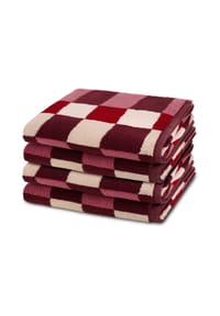ROSS® 4 X Handtuch im Set Three Stars - Three Stars - Anthrazit