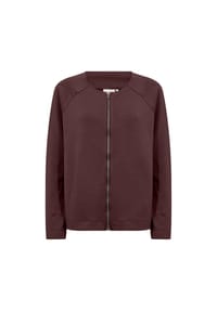 Wasabi CONCEPT - Cardigan Sabina 111, Reißverschluss, für Damen - 8980 CHOCOLATE PLU