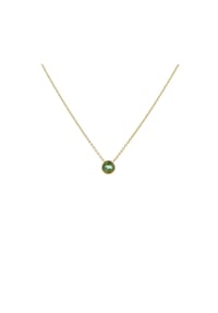 VANDENBERG - Damen Kette mit Anhänger, 375er Gelbgold mit Peridot - GELBGOLD