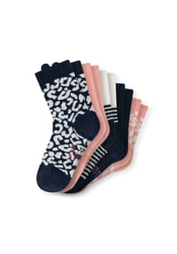 SCHIESSER - Mädchen Socken, 5er Pack - "Legwear Kids", Muster, Baumwolmischung - Blau