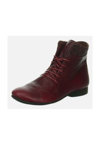 Think Pink - Schnür-Stiefeletten für Damen - weinrot