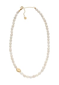 SKAGEN - Damen Kette, Edelstahl mit Süßwasserperlen - WEISS