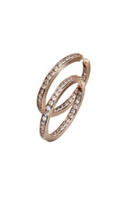 CELESTA® - Damen Creolen, 925er Silber - roségold