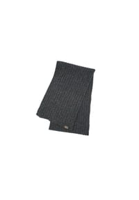 CAPO - Strickschal, Rippe - anthracite