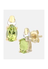 Diamant L'eternel - Ohrringe, mit Peridot, 375 Gelbgold - gold