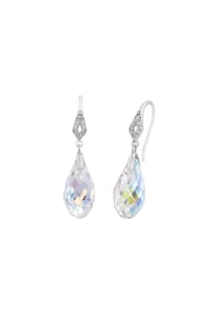 amor - Ohrhänger für Damen, 925 Sterling Silber, Zirkonia synth., Preciosa - Silber