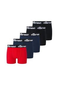 ellesse - Jungen Boxershorts, 5er Pack - EMARIO, Fashion Trunk, einfarbig - Schwarz