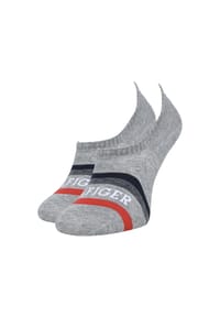 TOMMY HILFIGER - Füßlinge, 2er-Pack, für Herren - 001  WHITE