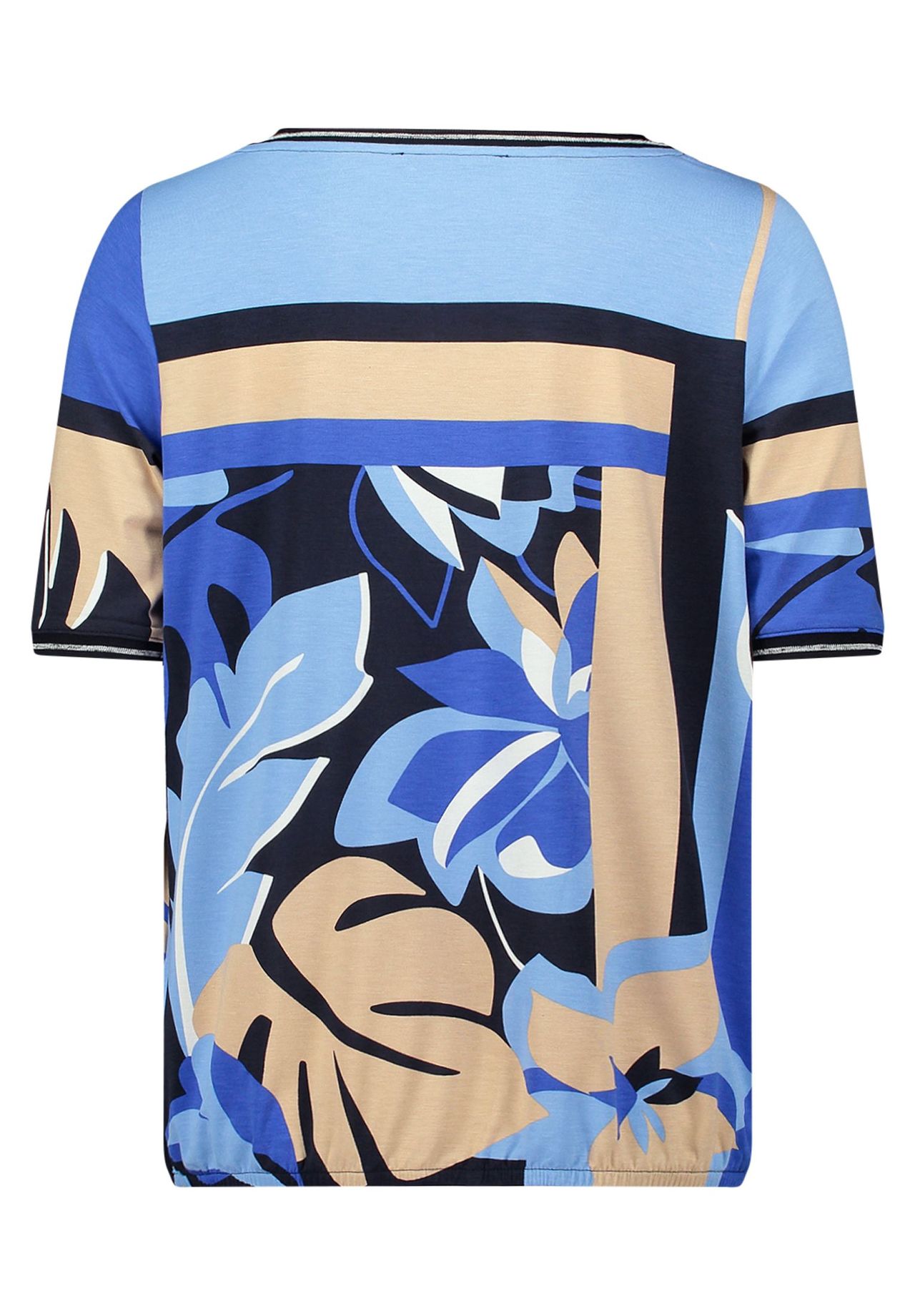 Betty Barclay Casual-Shirt Mit Tunnelzug, Blau, 40
