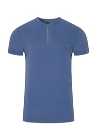 JOCKEY® - Night & Day Schlafanzug-Oberteil, Henley-Ausschnitt, für Herren - 364 SINCERELY TEAL