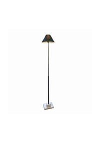 LOBERON - Stehlampe Orvienne schwarz/weiß - schwarz/weiß