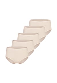 Speidel. - Midi Slip 5er Pack Cotton & More - Beige / weiß