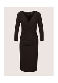 MADELEINE - Stretchkleid in Wickeloptik - darkblue