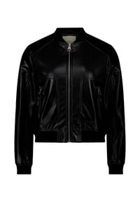 AMBER & JUNE - Übergangsjacke mit Kragen - 9042 JET BLACK