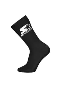 STARTER® - Unisex Socken, 3er Pack - Crew Socks, Logo, Baumwollmischung - Dunkelblau/Weiß/Grau