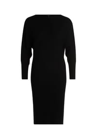 zero - Strickkleid mit U-Boot Ausschnitt - Black Beauty