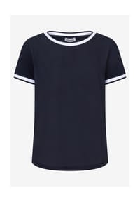MORE & MORE - T-Shirt, Rundhals, für Damen - 0375  MARINE