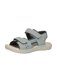 RICOSTA® - Lederimitat/Textil Sandalen - Hellblau