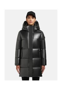 khujo™ - Steppmantel Haya Shiny-YM - Black