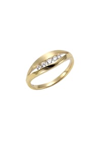 Celesta Gold Ring 375/- Gold 5 Zirkonia 0,22 Bild 1