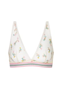 mey - Triangel-BH Flowery, Stickerei, für Damen - 1737  ALMOND MILK