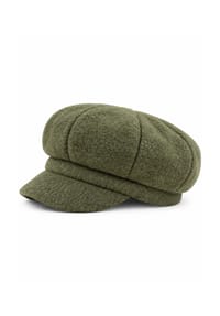 collezione alessandro® - Mütze New York Schirmmütze aus Wolle, Made in Italy - beige