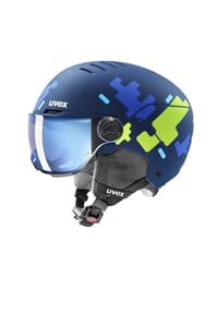 uvex - Wintersporthelm rocket Visor - blau