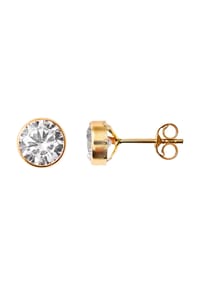 XENOX - Damen Ohrstecker, 375er Gelbgold - GELBGOLD