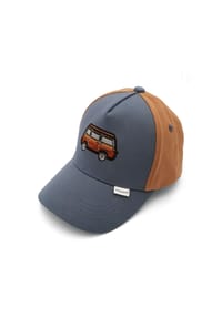 maximo® - Cap Campingbus, Baumwolle, für Kinder - 6313 BLUE/BRAUN