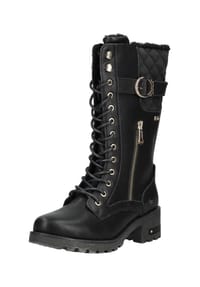 MUSTANG® - Lederimitat Stiefel - Cream