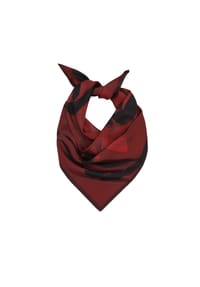 Kazar - Luxuriöser Schal aus Seide mit Blumenmuster - Bordeaux