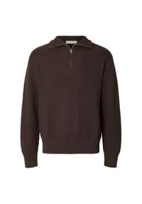 SELECTED - Strickpullover, Troyer, für Herren - 184679 OATMEAL